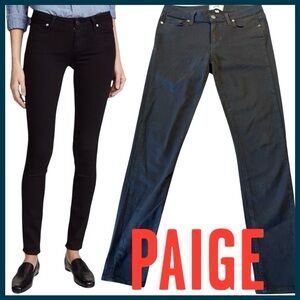 PAIGE Black Verdugo Ultra Skinny Jeans (28)